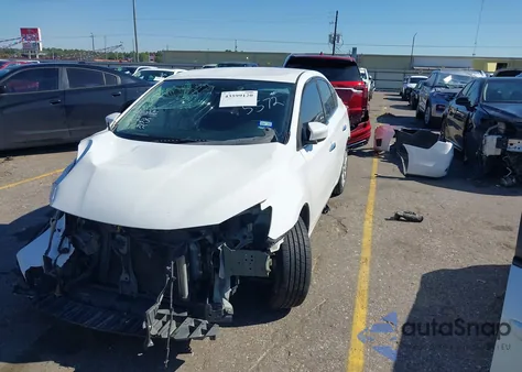 2019 Nissan Sentra S из США, поврежденный, VIN 3N1AB7AP2KY395572